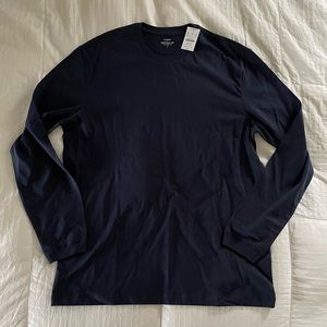 J Crew Relaxed Fit Long Sleeve Heritage Tee